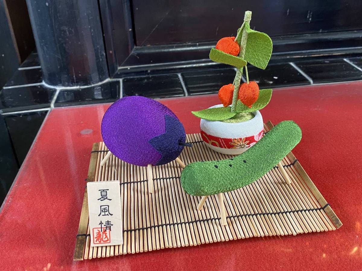お盆の法要の様子